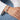 Rose Quartz CC Double Strap Leather Bracelet (Star White-Silver)