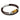 Golden Tiger's Eye CC Double Strap Leather Bracelet (Walnut Brown-Silver)