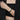 Howlite CC Double Strap Leather Bracelet (Jet Black-Silver)
