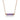 Lavender Amethyst CC Necklace (Rose Gold)