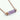 Lavender Amethyst CC Necklace (Rose Gold)