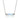 Moonstone CC Necklace (Silver)