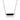Obsidian CC Necklace (Silver)
