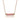 Rhodochrosite CC Necklace (Rose Gold)