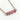 Strawberry Quartz CC Necklace (Rose Gold)