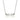 Howlite CC Necklace (Silver)