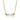 Howlite CC Necklace (Gold)