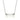 White Jade CC Necklace (Silver)