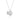 Romantic Rose Dancing Stone Necklace (Silver)