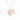 Éternel Heart Engravable Necklace (Rose Gold)