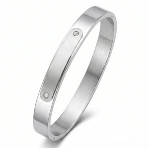 Éternel Customize Engraving Bangle (Silver)