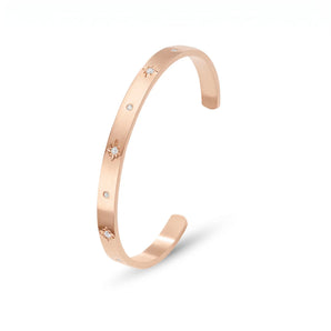 Éternel Celestial Stars Bangle (Rose Gold)
