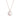 L'amour Moon Flower Necklace (Rose gold)