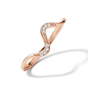 Eternal Wave Ring (Rose Gold)
