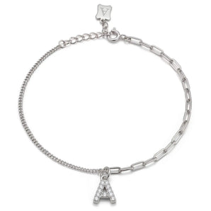 Trésor Initial [ A ] Bracelet (Silver)