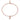 Trésor Initial [ F ] Bracelet (Rose Gold)