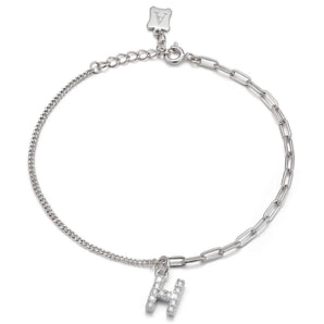 Trésor Initial [ H ] Bracelet (Silver)