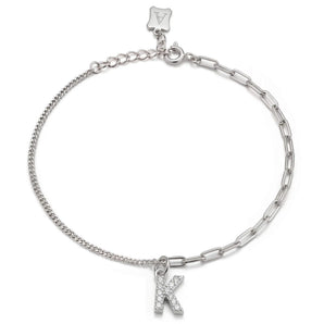 Trésor Initial [ K ] Bracelet (Silver)