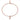 Trésor Initial [ P ] Bracelet (Rose Gold)