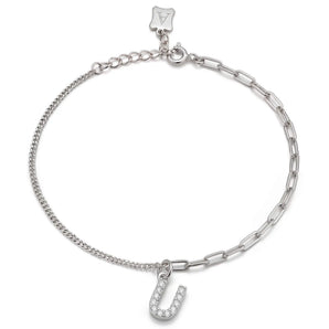 Trésor Initial [ U ] Bracelet (Silver)