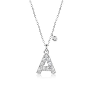 Trésor Initial [ A ] Necklace (Silver)