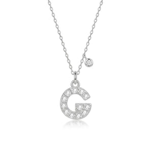 Trésor Initial [ G ] Necklace (Silver)