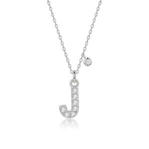 Trésor Initial [ J ] Necklace (Silver)