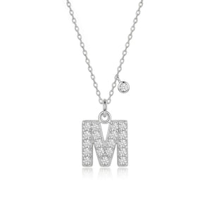 Trésor Initial [ M ] Necklace (Silver)
