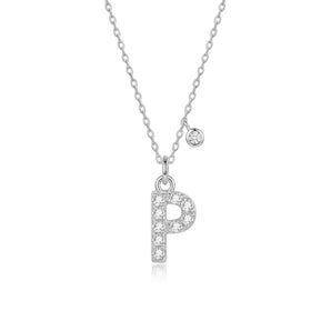 Trésor Initial [ P ] Necklace (Silver)