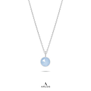 Ariel Aquamarine Necklace (Silver)