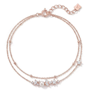 L'amour Pearl Bracelet (Rose Gold)