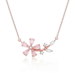 L'amour Pink Blossom Necklace