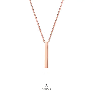 Noe Bar Necklace (Rose Gold)