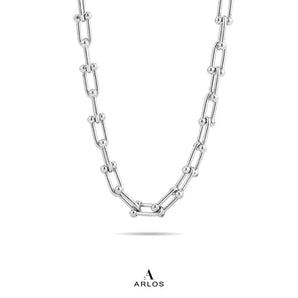 Noe Geometric U Shape Necklace