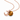 The Moon Golden Tiger's Eye Necklace (Rose Gold)