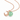 The Moon Chrysoprase Necklace (Rose Gold)