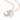 The Moon Moonstone Necklace (Rose Gold)