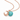 The Moon Amazonite Necklace (Rose Gold)