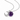 The Moon Amethyst Necklace (Silver)