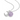 The Moon Lavender Amethyst Necklace (Silver)