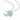 The Moon Chrysoprase Necklace (Silver)