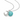 The Moon Amazonite Necklace (Silver)