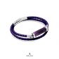 紫水晶CC皮繩 (雙圈)