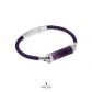 紫水晶CC皮繩 (單圈)