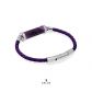 紫水晶CC皮繩 (單圈)