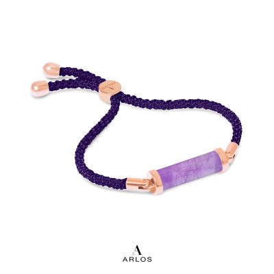 薰衣草紫水晶CC編織手繩