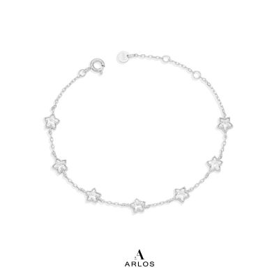 L'amour Sparkling Lucky Star Bracelet (Silver)